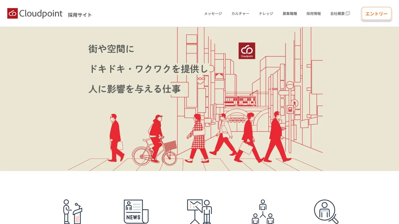 採用サイト制作（WordPress）